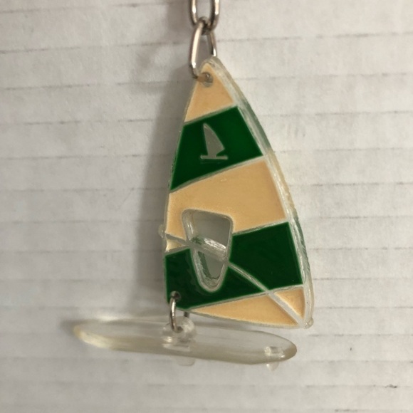 Vtg Articulating Sailboat Keychain - Picture 3 of 7